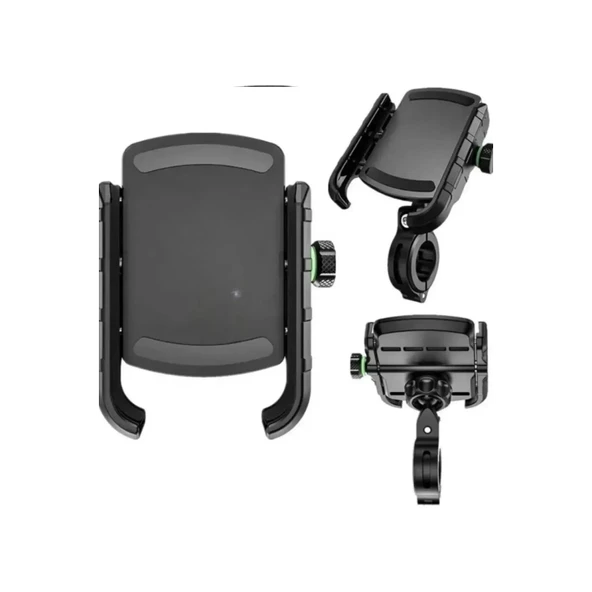 Bst3 Motosiklet Gidon Ve Ayna Bağlantılı Motor Ve Bisiklet Uyumlu Telefon Tutucu - 3