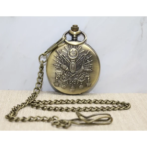 Osmanlı Devlet Arması Köstekli Saat Alk3983