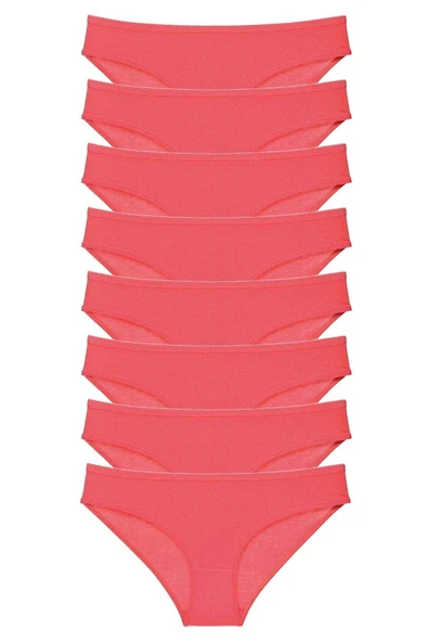 biçomi 8 adet Süper Eko Set Likralı Kadın Slip Külot Fuşya ürün görseli