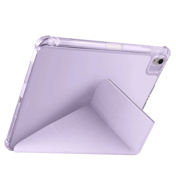 Apple iPad Air 11 2025 M3 Kılıf Zore Tri Folding Kalem Bölmeli Standlı Kılıf - 4