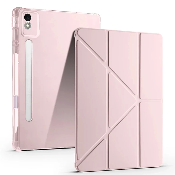 Lenovo Idea Tab Pro 12.7 TB-373FU Kılıf Zore Tri Folding Kalem Bölmeli Standlı Kılıf ürün görseli 1