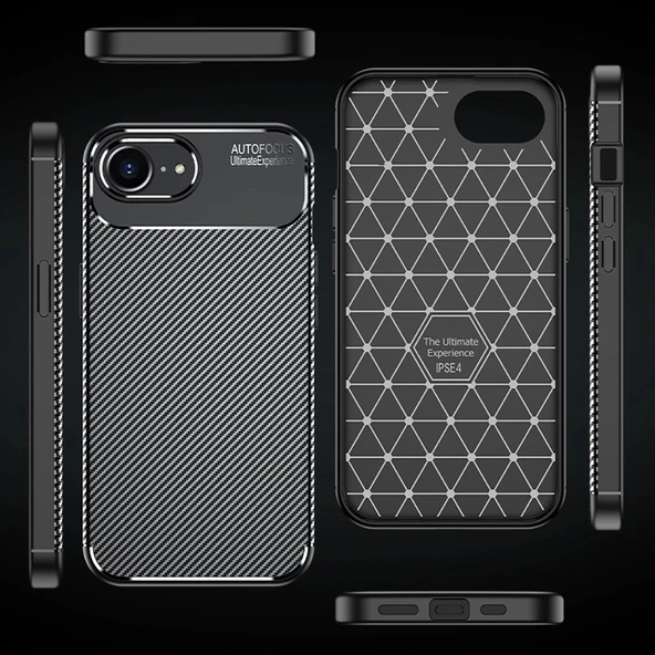 Apple iPhone 16E Kılıf Zore Negro Silikon Kapak - 8