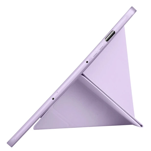 Galaxy Tab S10 FE Kılıf Zore Tri Folding Kalem Bölmeli Standlı Kılıf - 6