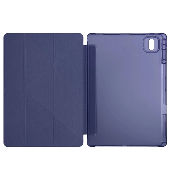 Honor MagicPad 2 Kılıf Zore Tri Folding Kalem Bölmeli Standlı Kılıf - 3