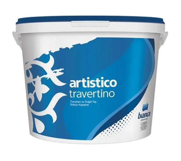 Bianca Travertino Traverten Ve Doğal Taş Kokulu Kaplama 20 Kg Beyaz