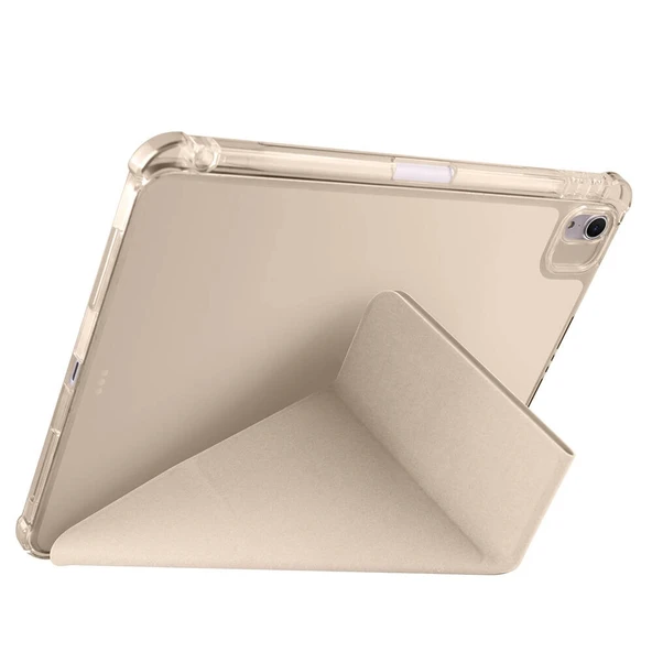 Apple iPad Air 11 2025 M3 Kılıf Zore Tri Folding Kalem Bölmeli Standlı Kılıf - 8