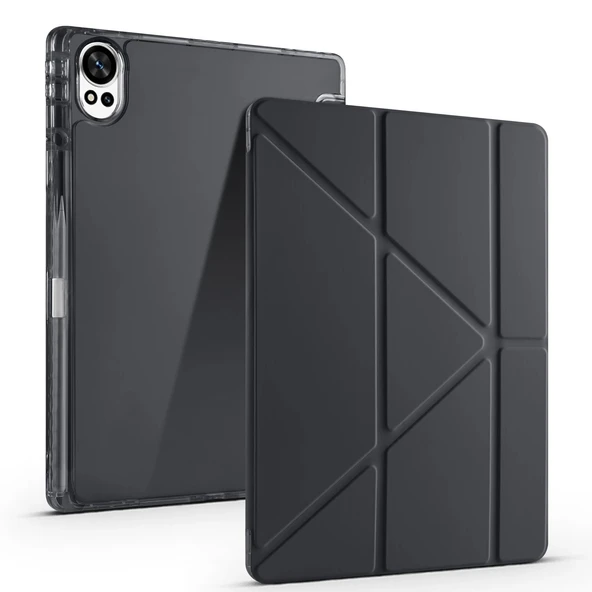 Huawei Matepad 12X Kılıf Zore Tri Folding Kalem Bölmeli Standlı Kılıf - 7
