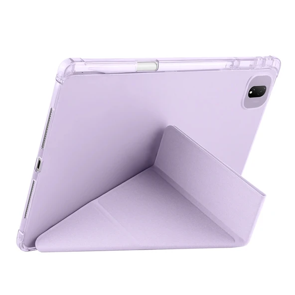 Honor MagicPad 2 Kılıf Zore Tri Folding Kalem Bölmeli Standlı Kılıf - 5