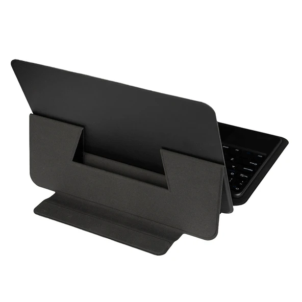 Apple iPad 11.Nesil 2025 Zore Border Keyboard Bluetooh Bağlantılı Standlı Klavyeli Tablet Kılıfı - 3