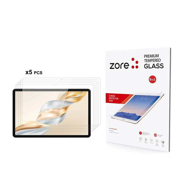 Honor Pad X9A Zore 5in1 Tablet Temperli Cam Ekran Koruyucu - 1