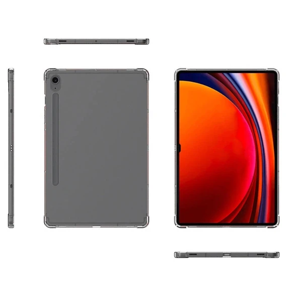 Galaxy Tab S10 FE Kılıf Zore Tablet Nitro Anti Shock Silikon Kapak - 5