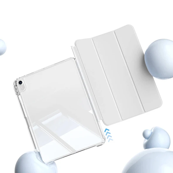 Apple iPad 11.Nesil 2025 Kılıf Magnetik Ayrılabilen Airbagli Zore Sliding Tablet Kılıfı - 6