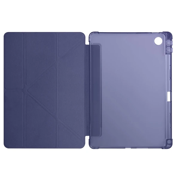 Lenovo Tab TB-311FU Kılıf Zore Tri Folding Kalem Bölmeli Standlı Kılıf - 8