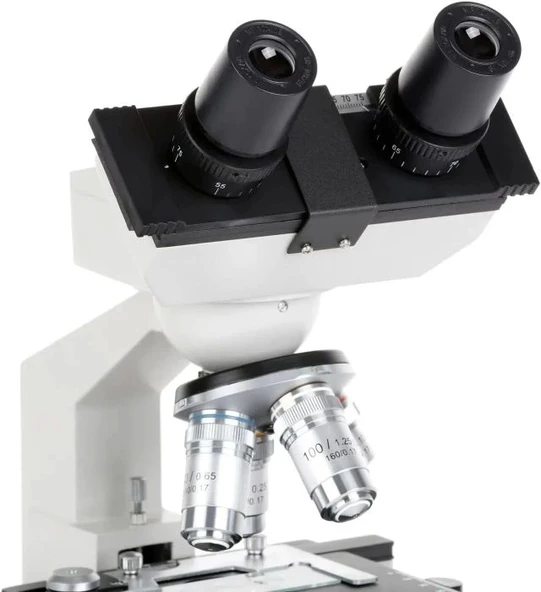 OMAX 40X-2000X LED Binoküler Bileşik Laboratuvar Mikroskobu - Resim 3