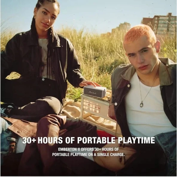 Marshall Emberton Bluetooth Taşınabilir Hoparlör - Siyah - 3