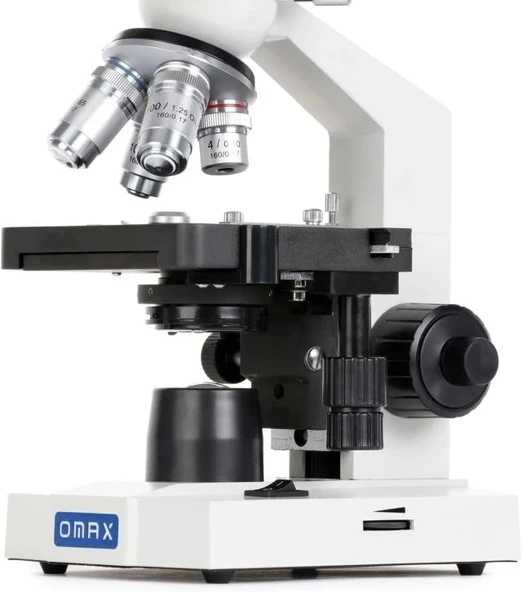 OMAX 40X-2000X LED Binoküler Bileşik Laboratuvar Mikroskobu - Resim 5