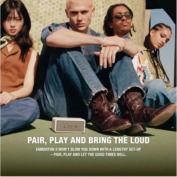 Marshall Emberton Bluetooth Taşınabilir Hoparlör - Siyah - 5