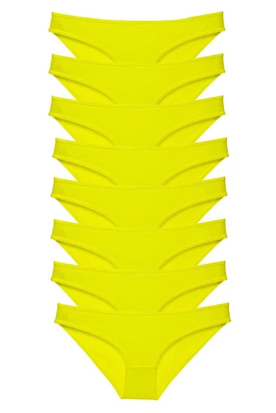 biçomi 8 adet Süper Eko Set Likralı Kadın Slip Külot Sarı ürün görseli