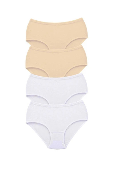 biçomi 4 Adet Tutku Kadın Yüksek Bel Bato Kalın Lastik Külot S9 ürün görseli