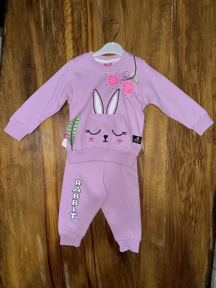 BİÇOMİ 6-24 aylık tavşan baskılı lila ürün görseli