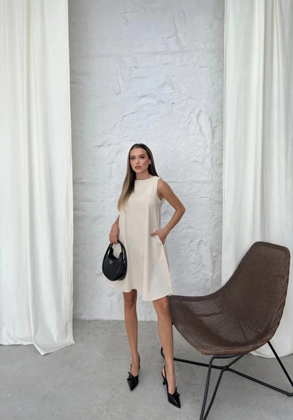 BİÇOMİ Çan kısa elbise - Resim 2