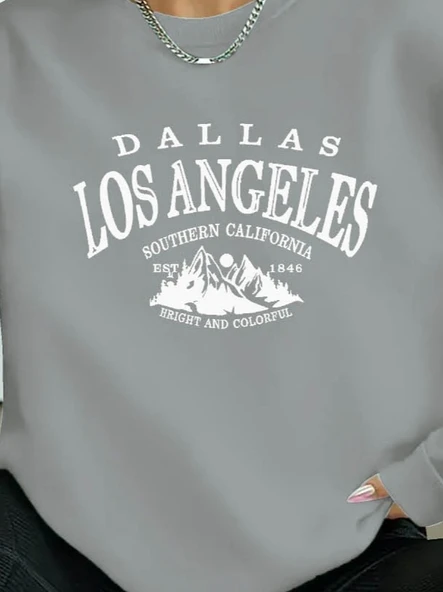 Kadın Uzun Kollu Bisiklet Yaka Viskon Iki Iplik Bluz - 2