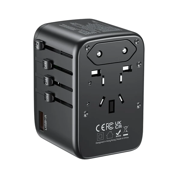 Unitek 65W Universal Travel Adaptör (P1122ABK) - 3
