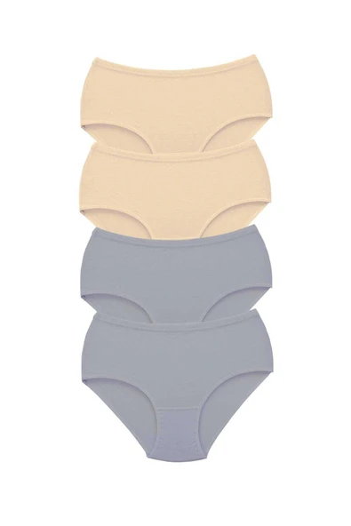 biçomi 4 Adet Tutku Kadın Yüksek Bel Bato Kalın Lastik Külot S8 ürün görseli