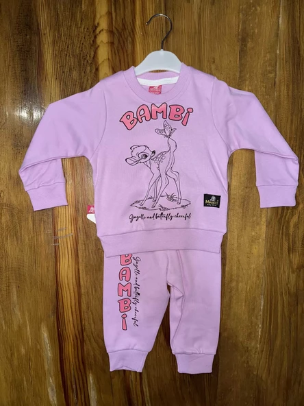 BİÇOMİ 6-24 aylık bambi çocuk takımı lila ürün görseli