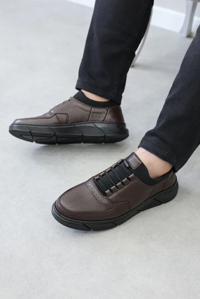 Hakiki Deri  Erkek Casual Ayakkabı 126MA137 - Resim 7