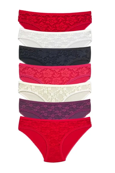 biçomi 7 Adet Önü Dantelli Transparan Kadın Slip Külot S1 ürün görseli