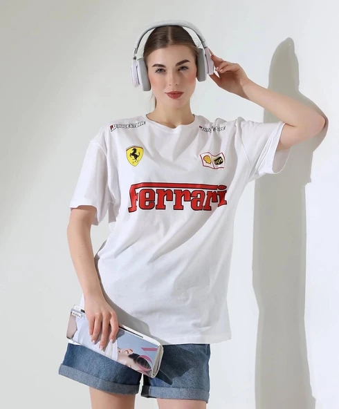 BİÇOMİ Fer baskılı tişört - Resim 3