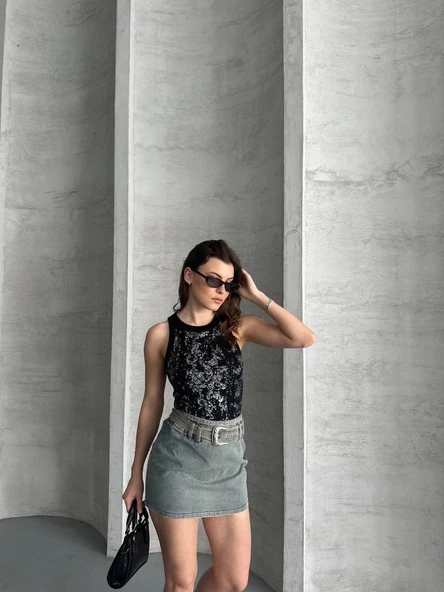 BİÇOMİ Varaklı bluz ürün görseli