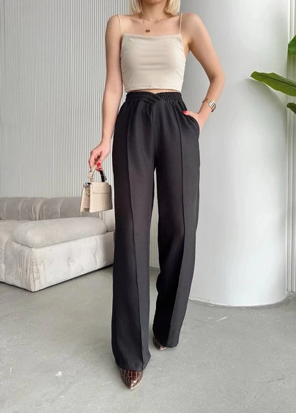 BİÇOMİ Beli çapraz pantolon - Resim 3