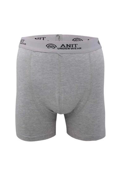 biçomi Kısa Paça Likralı Erkek Boxer Gri - 1115A ürün görseli