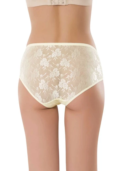 biçomi 10 Adet Kadın Komple Tül Dantel Bato Külot - Resim 3