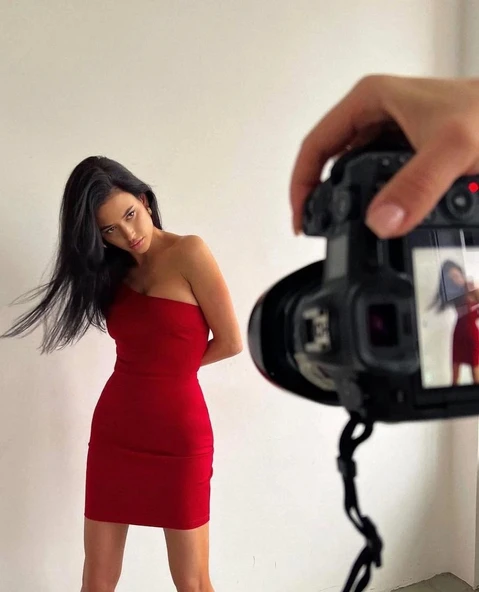 BİÇOMİ Tek kol elbise - Resim 4