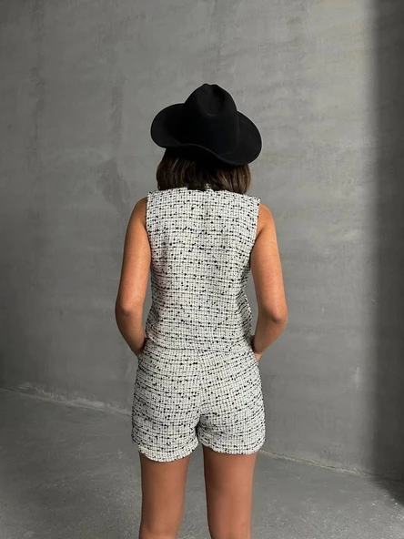 BİÇOMİ Yelekli şort takım - Resim 2