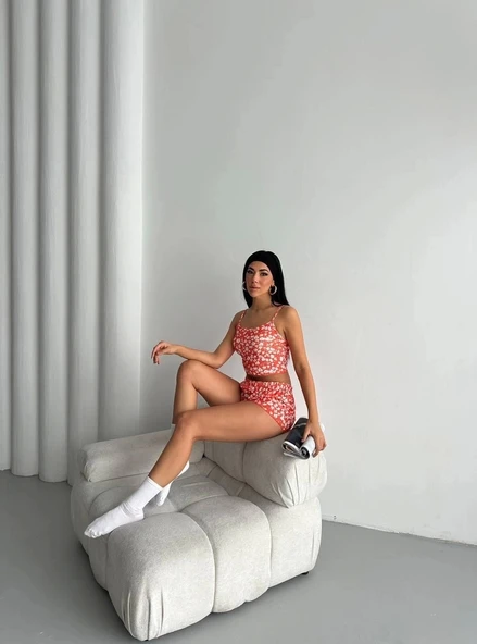 BİÇOMİ Şort pijama takımı - Resim 2