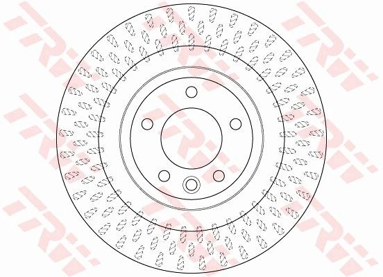 Bmw Fren Diski Arka - Fren Diski Arka - Trw Df6528s - Resim 1