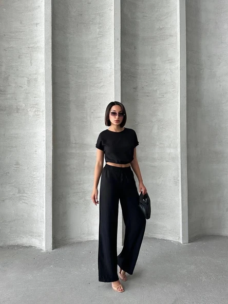 BİÇOMİ Bluz pantolon takım s255057 - Resim 6