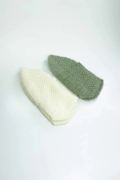 biçomi 2 Çift El Örgüsü Kışlık Şık Kadın Yün Patik Set 6 ürün görseli