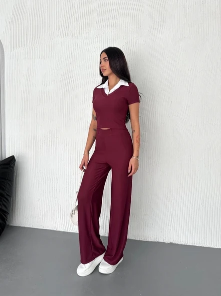 BİÇOMİ Ottoman kumaş beyaz gömlek yaka takım s4142 - 6