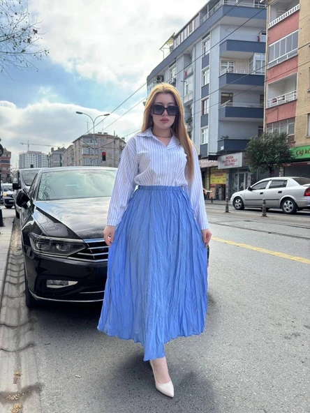 BİÇOMİ Kraş etek bebemavi ürün görseli