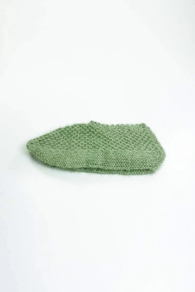 biçomi 2 Çift El Örgüsü Kışlık Şık Kadın Yün Patik Set 6 - Resim 2