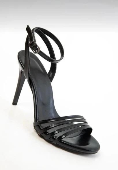 BİÇOMİ Coze Siyah Topuklu Ayakkabı - Resim 3