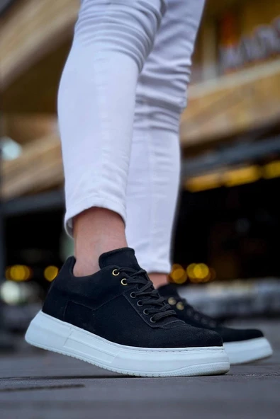 BİÇOMİ KB-X20 Kuback Siyah Süet  Günlük Erkek Ayakkabı - Resim 2