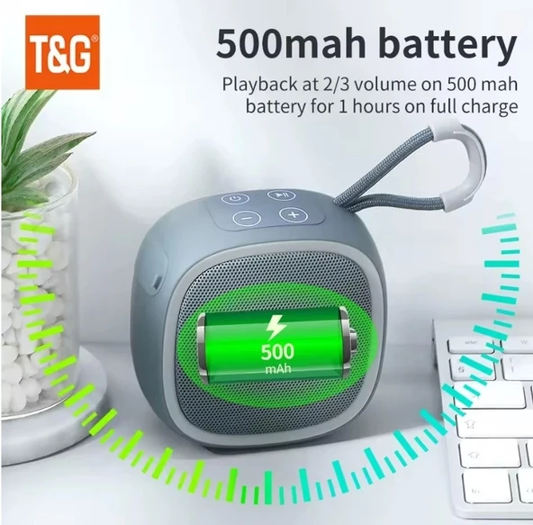 T&G Ses Bombası Hoparlör Bluetooth Usb-Sd-Fm Destekli Kablosuz Taşınabilir Wireless 5w - 8