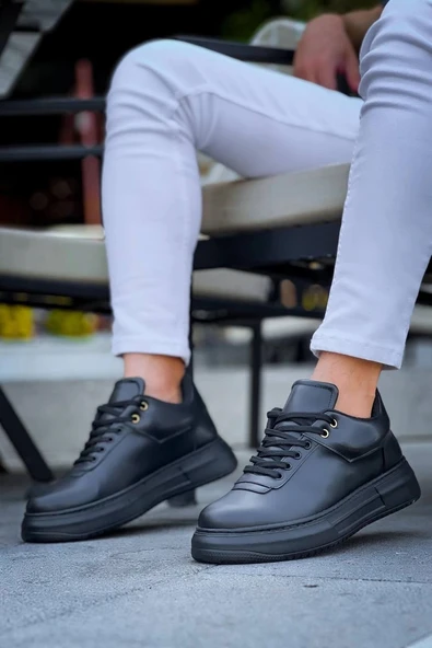 BİÇOMİ KB-X20 Kuback Kömür Cilt  Günlük Erkek Ayakkabı - Resim 3