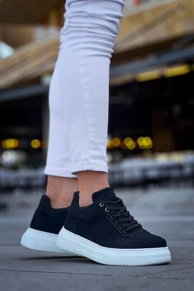 BİÇOMİ KB-X20 Kuback Siyah Süet  Günlük Erkek Ayakkabı - Resim 6